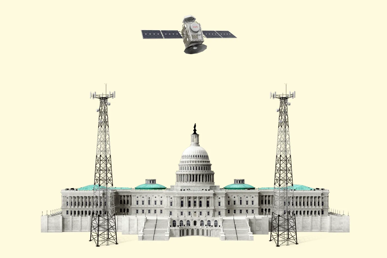 Satellite and cellphone towers pinging U.S. Congress
