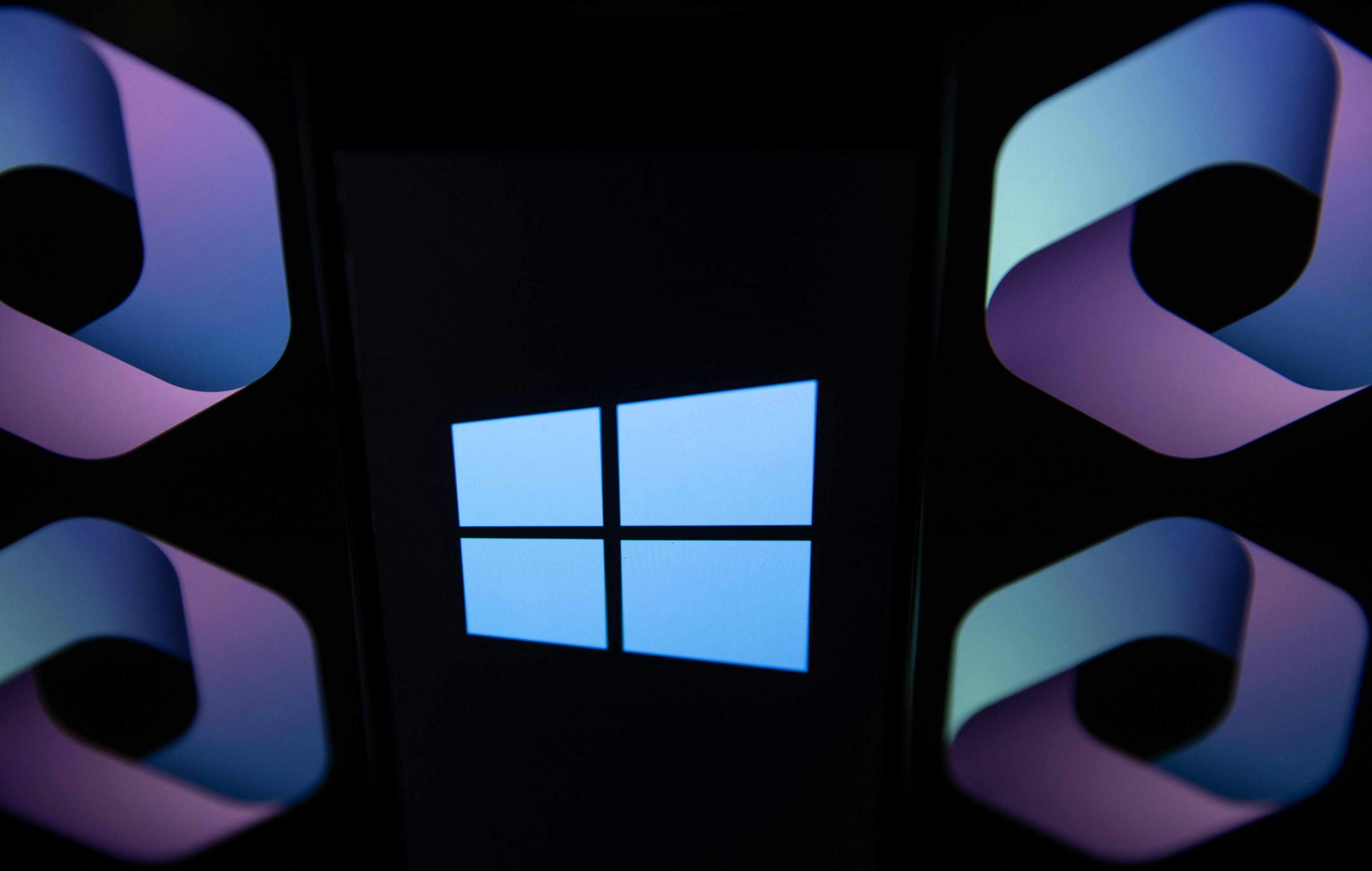 Logos for Microsoft Windows and Copilot